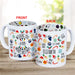 A Very Merry Christmas Mug - Custom Holiday Mug with Merry Christmas Message - Way Up Gifts