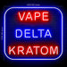 Vape Delta Kratom Ultra-Bright LED Neon Sign - Way Up Gifts