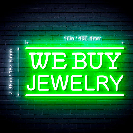 We Buy Jewelry Flex Silicone LED Neon Sign - Way Up Gifts