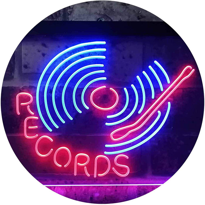 Turntable Music Records LED Neon Light Sign - Way Up Gifts