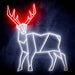 Origami Deer Cabin Hunting Ultra-Bright LED Neon Sign - Way Up Gifts