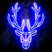 Origami Deer Head Cabin Hunting Ultra-Bright LED Neon Sign - Way Up Gifts