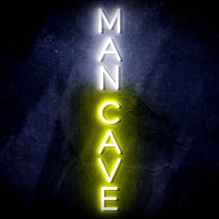 Vertical Man Cave Ultra-Bright LED Neon Sign - Way Up Gifts