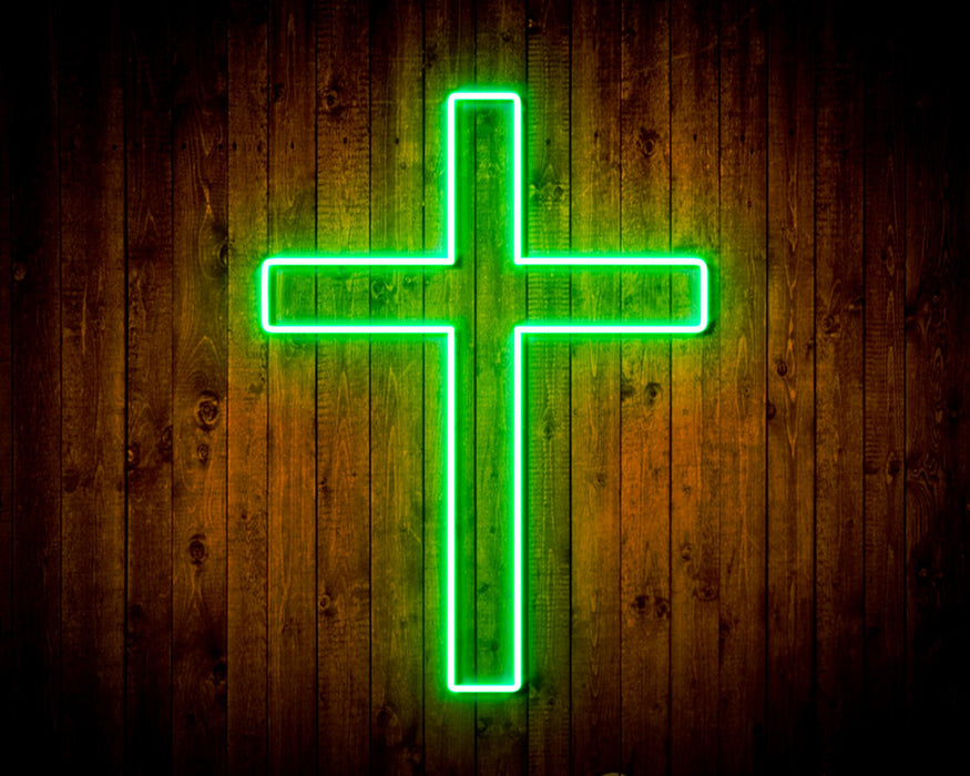 Cross Jesus Home Decoration Flex Silicone LED Neon Sign - Way Up Gifts