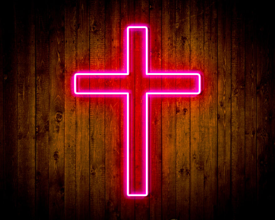 Cross Jesus Home Decoration Flex Silicone LED Neon Sign - Way Up Gifts