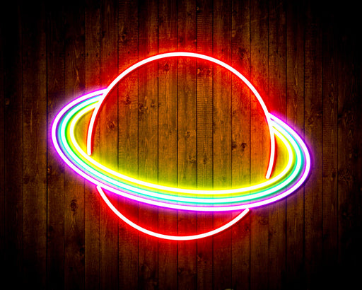 Outer Space Planet Kid Room Flex Silicone LED Neon Sign - Way Up Gifts