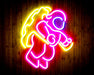 Jumping Astronaut Kid Room Flex Silicone LED Neon Sign - Way Up Gifts