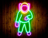 Astronaut Kid Room Flex Silicone LED Neon Sign - Way Up Gifts