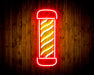 Barber Pole Flex Silicone LED Neon Sign - Way Up Gifts