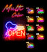 Hair Dryer Salon Open Flex Silicone LED Neon Sign - Way Up Gifts