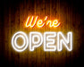 We're Open Flex Silicone LED Neon Sign - Way Up Gifts