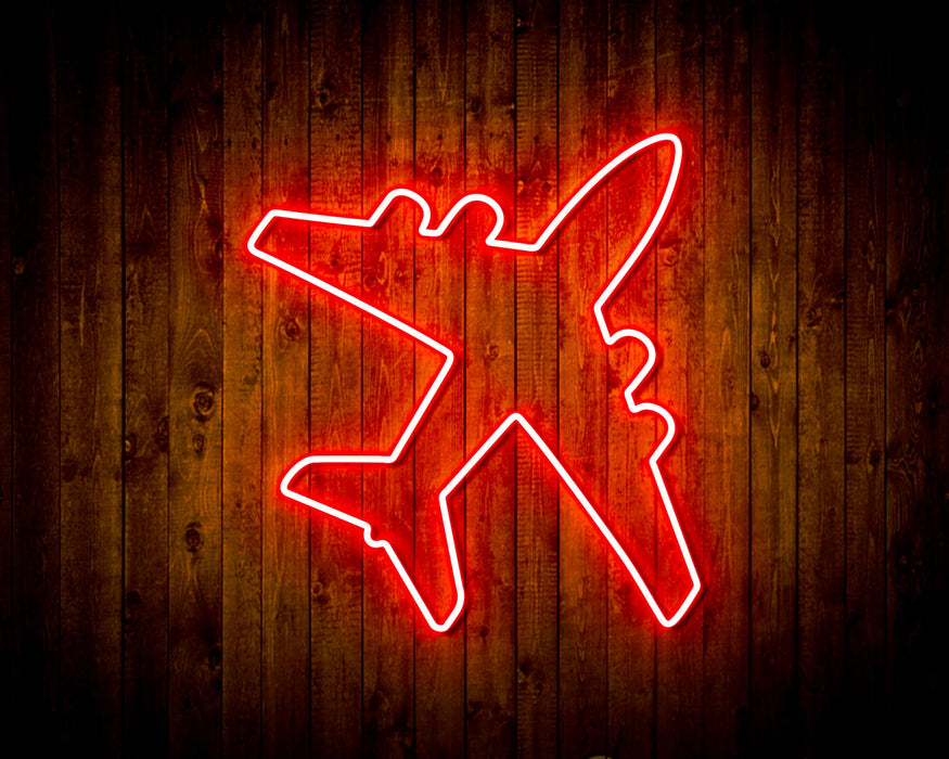 Airplane Kid Room Flex Silicone LED Neon Sign - Way Up Gifts