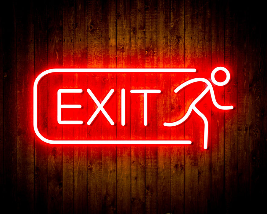 Exit Flex Silicone LED Neon Sign - Way Up Gifts