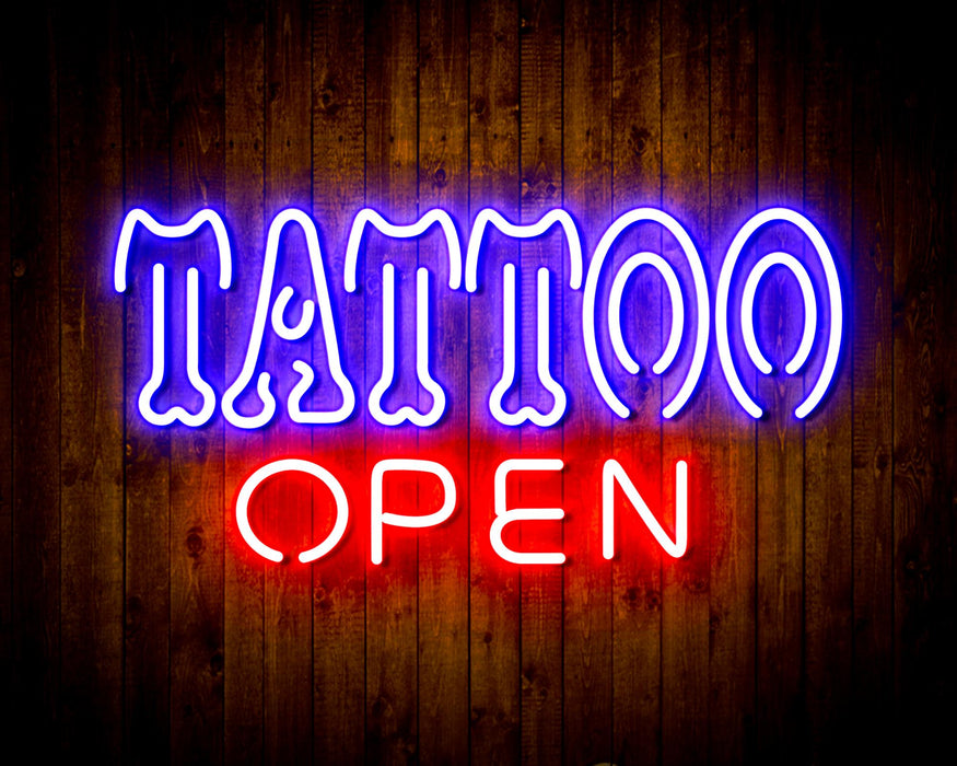 Tattoo Open Flex Silicone LED Neon Sign - Way Up Gifts