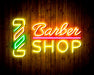 Barber Shop Flex Silicone LED Neon Sign - Way Up Gifts