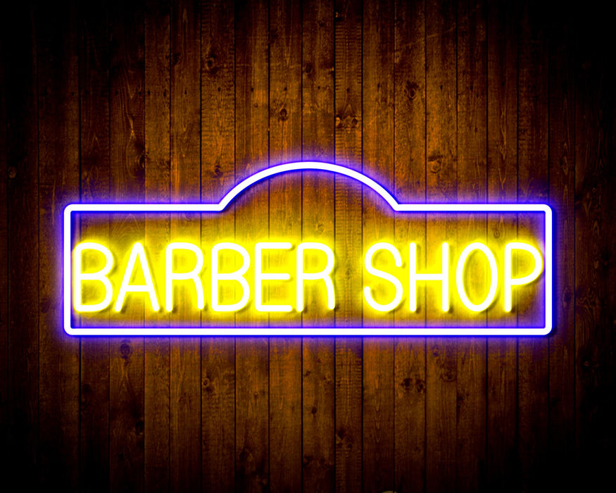 Barber Shop Flex Silicone LED Neon Sign - Way Up Gifts