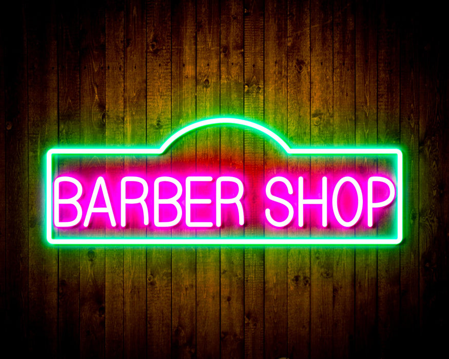 Barber Shop Flex Silicone LED Neon Sign - Way Up Gifts