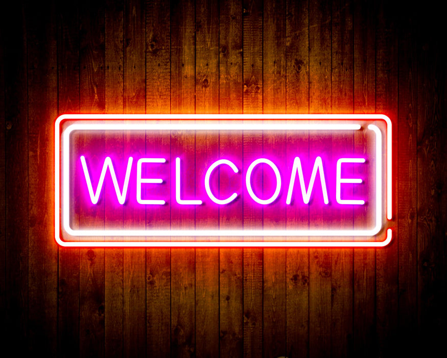 Welcome Flex Silicone LED Neon Sign - Way Up Gifts