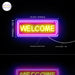 Welcome Flex Silicone LED Neon Sign - Way Up Gifts