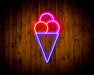 Ice Cream Cone Flex Silicone LED Neon Sign - Way Up Gifts