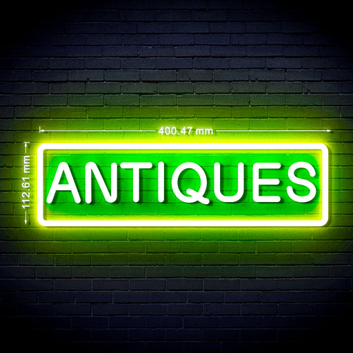 Antiques Flex Silicone LED Neon Sign - Way Up Gifts