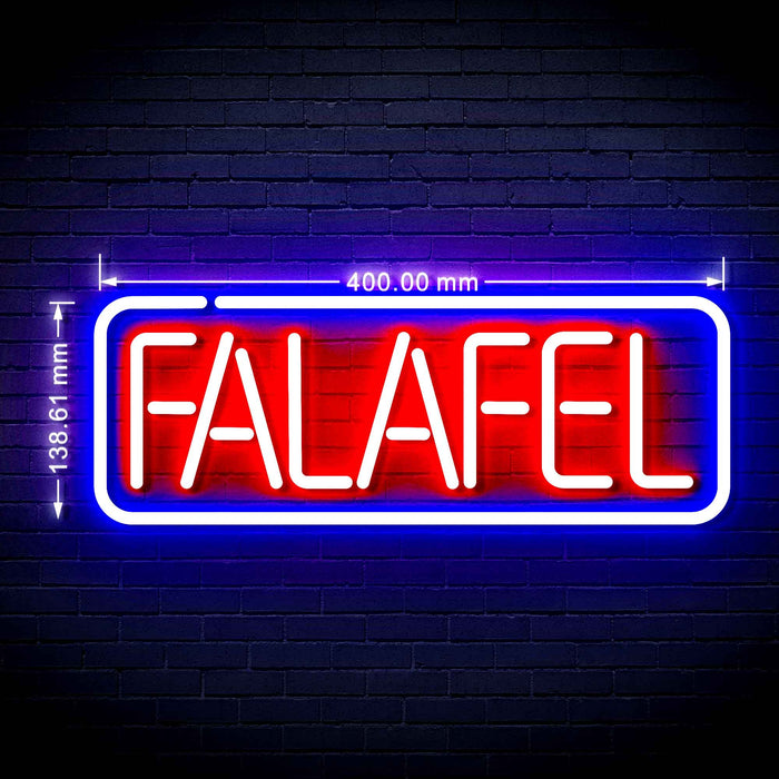 16" Falafel Flex Silicone LED Neon Sign - Way Up Gifts