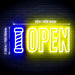 Barber Pole Open Flex Silicone LED Neon Sign - Way Up Gifts