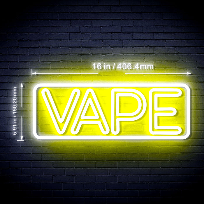 16" Vape Flex Silicone LED Neon Sign - Way Up Gifts