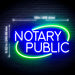 Notary Public Flex Silicone LED Neon Sign - Way Up Gifts