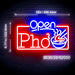 Open Pho Vietnam Noodles Flex Silicone LED Neon Sign - Way Up Gifts