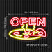 Pizza Open Flex Silicone LED Neon Sign - Way Up Gifts