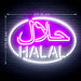 Arabic Restaurant Halal Food Flex Silicone LED Neon Sign - Way Up Gifts