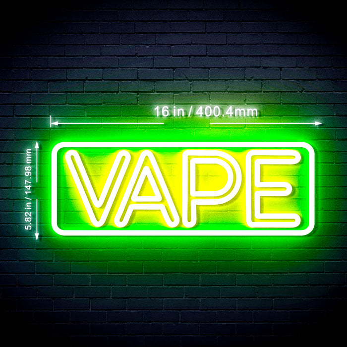 16" Vape Flex Silicone LED Neon Sign - Way Up Gifts