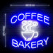 16" Coffee Bakery Shop Flex Silicone LED Neon Sign - Way Up Gifts