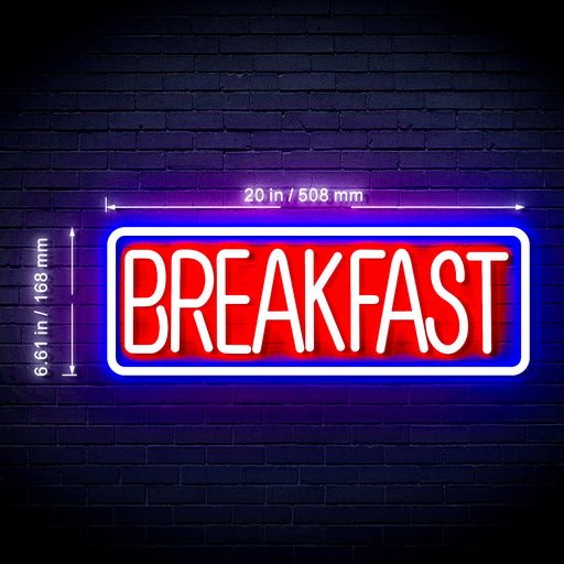 20" Diner Breakfast Ultra-Bright LED Neon Sign - Way Up Gifts