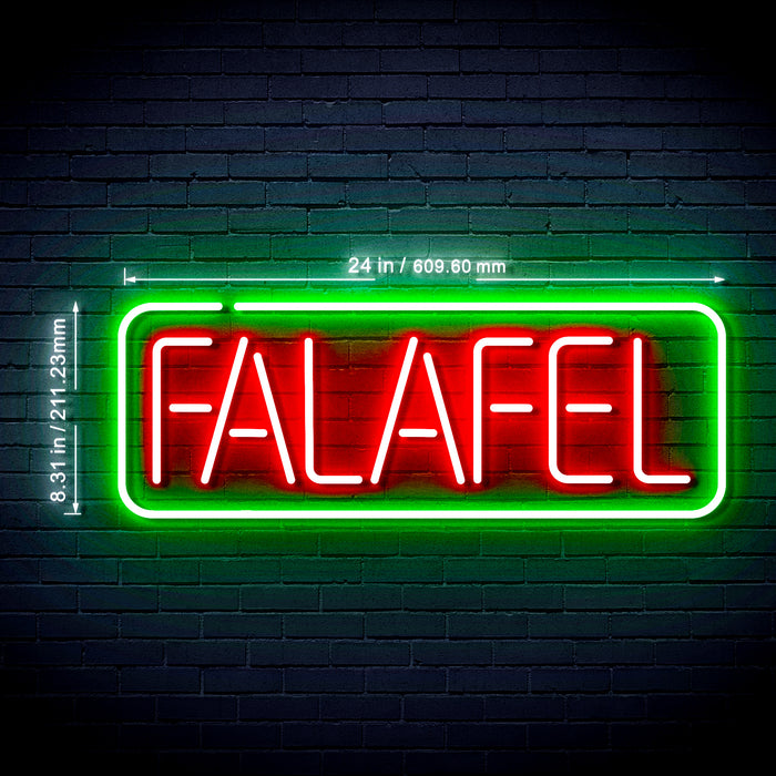 24" Falafel Ultra-Bright LED Neon Sign