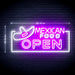 Restaurant Mexican Food Open Ultra-Bright LED Neon Sign w/ Remote - Way Up Gifts