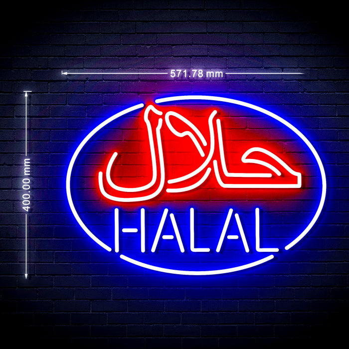 Arabic Restaurant Halal Food Ultra-Bright LED Neon Sign