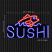Sushi Ultra-Bright LED Sign with Remote (Neon-Style, LED Technology) - Way Up Gifts
