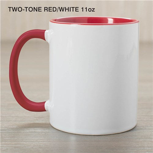 Whimsical Message Coffee Mug - Custom Text Mug with Fun Design - Way Up Gifts