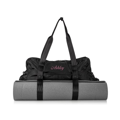 Custom Embroidered Nylon Sports Duffel Bag - Personalized Name - Way Up Gifts