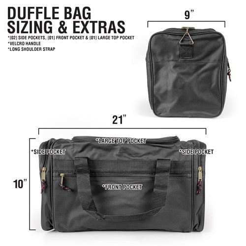 Personalized Embroidered Duffel Bag with Any Name - Way Up Gifts