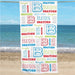 Custom Kid's Name Beach Towel - Way Up Gifts