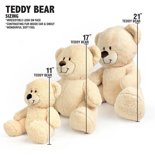 Custom I Love You Teddy Bear - Personalized Shirt with Name or Message - Way Up Gifts