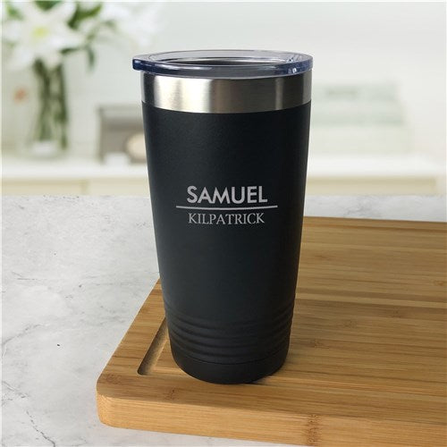 Engraved Corporate Tumbler - Custom Business Gift Travel Mug