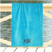 Monogrammed Classic Beach Towel - Choose Initials - Way Up Gifts