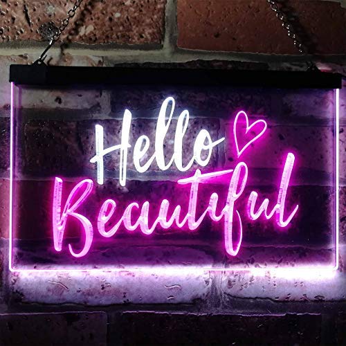 Buy Hello Beautiful LED Neon Light Sign – Way Up Gifts