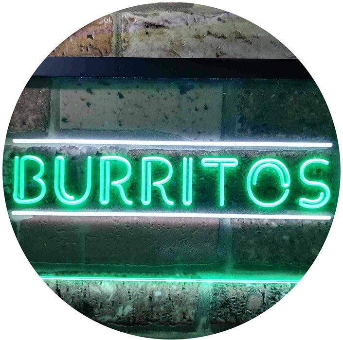 Mexican Food Burritos LED Neon Light Sign - Way Up Gifts