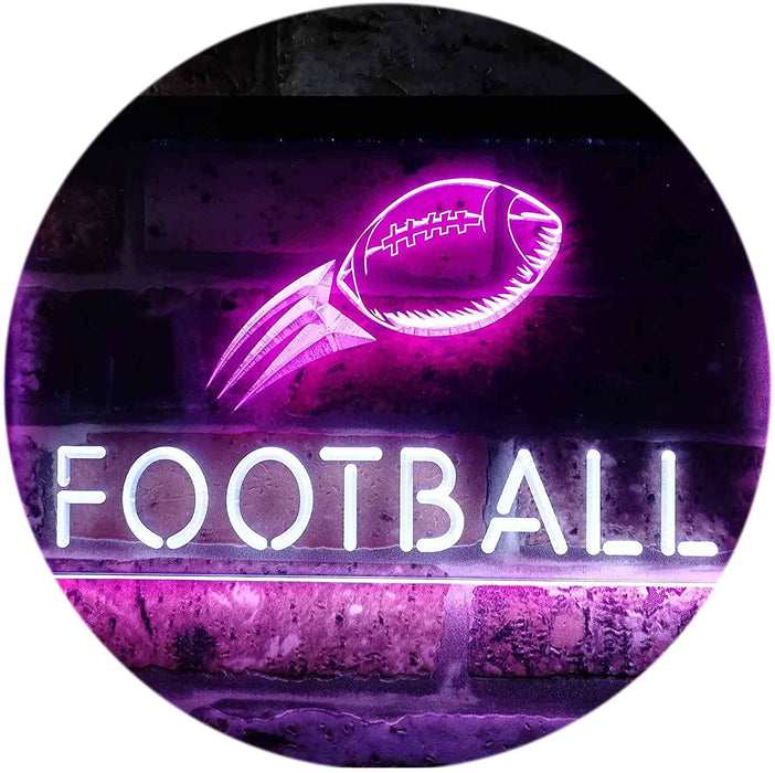Man Cave Football LED Neon Light Sign - Way Up Gifts