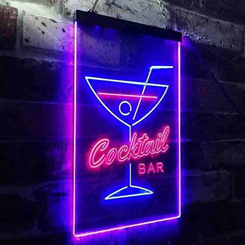 Cocktail Bar LED Neon Light Sign - Way Up Gifts